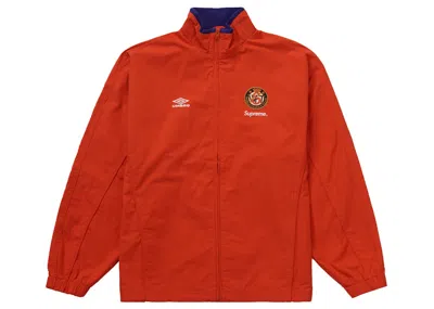 Pre-owned Supreme Men's  Umbro Cotton Ripstop Track Jacket In Red