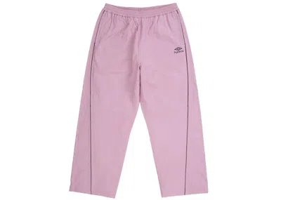 Pre-owned Supreme Men's  Umbro Leather Track Pant In Pink