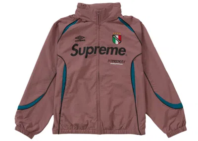 Pre-owned Supreme Men's  Umbro Track Jacket In Dusty Plum