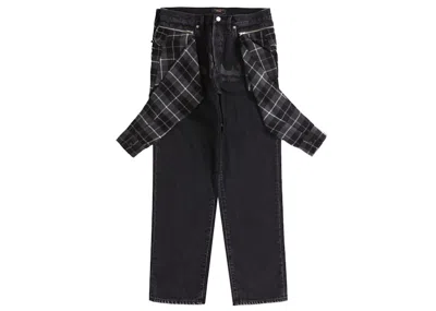 Pre-owned Supreme Men's  Undercover Layered Jean In Black