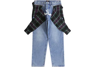 Pre-owned Supreme Men's  Undercover Layered Jean In Washed Indigo