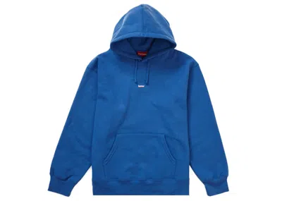 Pre-owned Supreme Men's  Underline Hooded Sweatshirt In Washed Royal In Blue