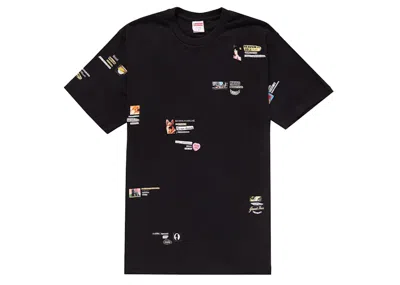 Pre-owned Supreme Men's  Upset Tee Shirt In Black