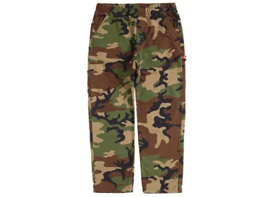 Pre-owned Supreme Men's  Utility Pocket Sweatpant In Woodland Camo In Multi
