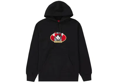 Pre-owned Supreme Men's  Vampire Boy Hooded Sweatshirt In Black