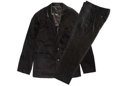 Pre-owned Supreme Men's  Velvet Suit In Black