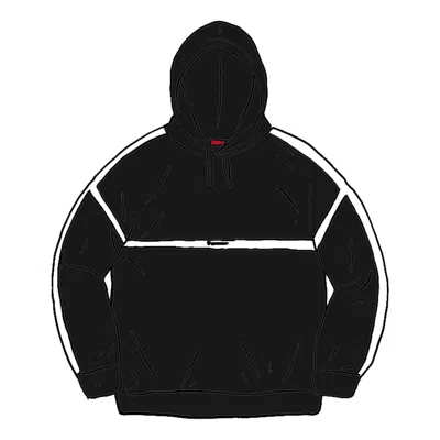 Pre-owned Supreme Men's  Warm Up Hooded Sweatshirt In Black