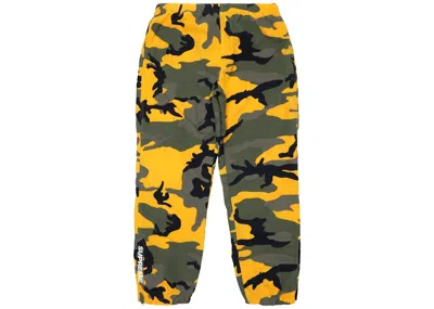 Pre-owned Supreme Men's  Warm Up Pant In Yellow Camo