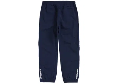 Pre-owned Supreme Men's  Warm Up Pant (ss21) In Navy Blue
