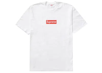 Pre-owned Supreme Men's  West Hollywood Box Logo Tee Shirt In White