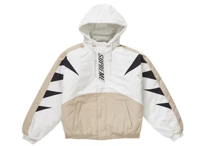 Pre-owned Supreme Men's  Wildcat Sideline Puffer Jacket In Grey