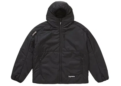 Pre-owned Supreme Men's  Windstopper Insulated Hooded Jacket In Black