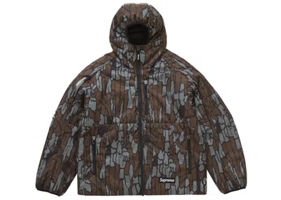 Pre-owned Supreme Men's  Windstopper Insulated Hooded Jacket In Mossy Oak Trebark Camo