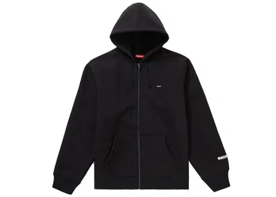 Pre-owned Supreme Men's  Windstopper Zip Up Hooded Sweatshirt (fw19) In Black