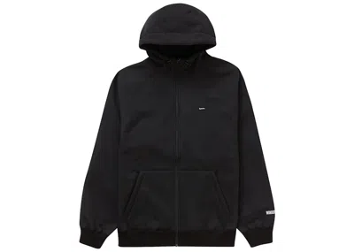 Pre-owned Supreme Men's  Windstopper Zip Up Hooded Sweatshirt (fw22) In Black