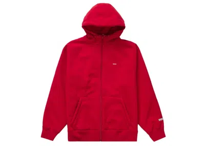 Pre-owned Supreme Men's  Windstopper Zip Up Hooded Sweatshirt (fw22) In Red