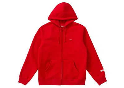 Pre-owned Supreme Men's  Windstopper Zip Up Hooded Sweatshirt In Red