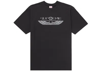 Pre-owned Supreme Men's  Wings Tee Shirt In Black