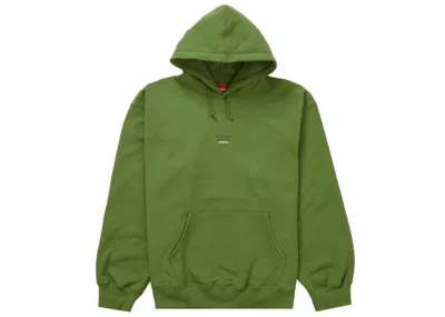 Pre-owned Supreme Men's  World Famous Micro Hooded Sweatshirt In Green