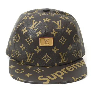 Pre-owned Supreme Men's  X Louis Vuitton 5panel Hat In Brown