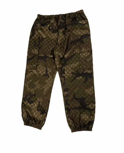 Pre-owned Supreme Men's  X Louis Vuitton Track Pant In Camo In Multi