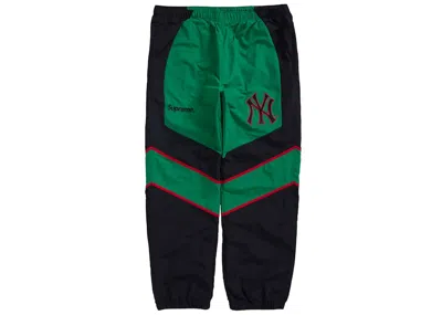 Pre-owned Supreme Men's  X New York Yankees Track Pant In Green