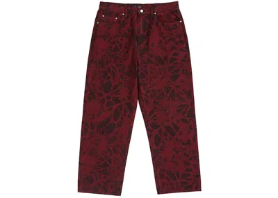 Pre-owned Supreme Men's  Y's By Yohji Yamamoto Baggy Jean In Red