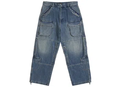 Pre-owned Supreme Men's  Y's By Yohji Yamamoto Denim Utility Pant In Blue