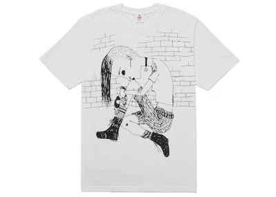 Pre-owned Supreme Men's  Y's By Yohji Yamamoto Thinker Tee Shirt In White