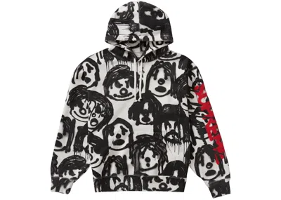 Pre-owned Supreme Men's  Yohji Yamamoto Hooded Sweatshirt In White