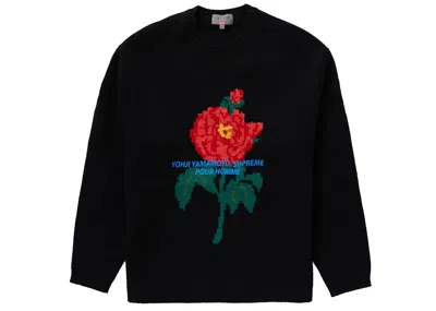 Pre-owned Supreme Men's  Yohji Yamamoto Sweater In Black