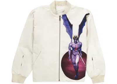 Pre-owned Supreme Men's  Yohji Yamamoto Tekken Nylon Bomber Jacket In Natural