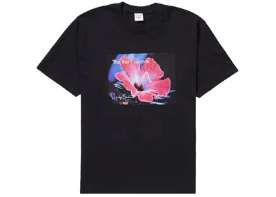 Pre-owned Supreme Men's  Yohji Yamamoto This Was Tomorrow Tee Shirt In Black