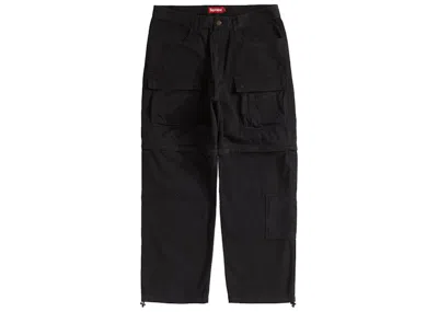 Pre-owned Supreme Men's  Zipoff Utility Pant In Black