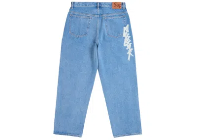 Pre-owned Supreme Men's  Zoo York Baggy Jean In Blue Denim