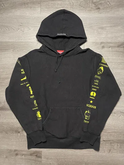 Pre-owned Supreme Menace Hoodie 2018 In Black