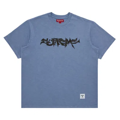 Pre-owned Supreme Mental Short-sleeve Top 'blue' | Men's Size M