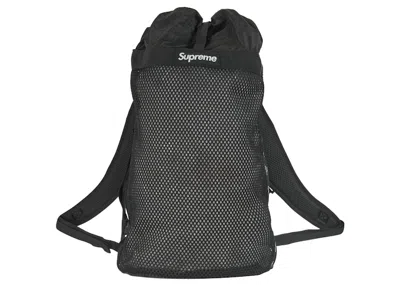 Pre-owned Supreme Mesh Backpack In Black