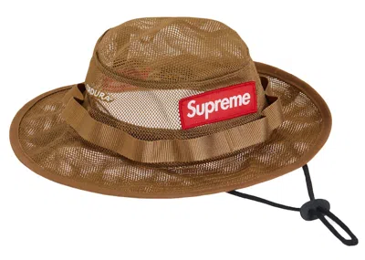 Pre-owned Supreme Mesh Cordura Boonie In Sand