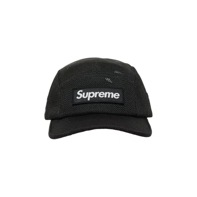 Pre-owned Supreme Mesh Cordura Camp Cap 'black'