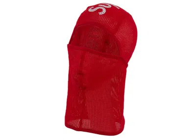 Pre-owned Supreme Mesh Lightweight Balaclava In Red