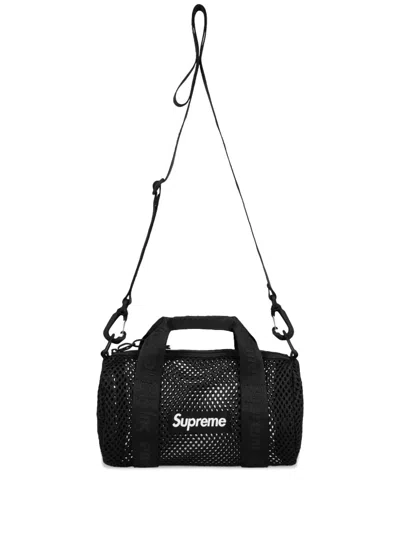 Supreme Mesh Mini Duffle Bag In Black