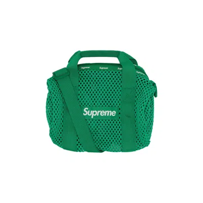Pre-owned Supreme Mesh Mini Duffle Bag 'green'