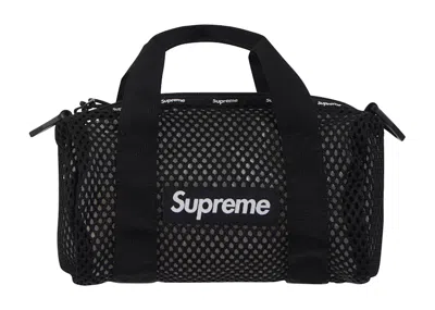 Pre-owned Supreme Mesh Mini Duffle Bag In Black