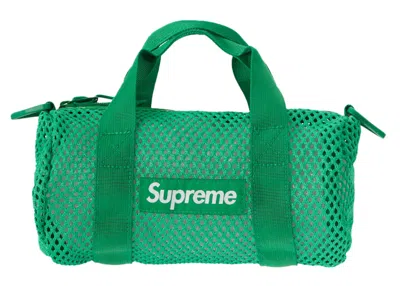 Pre-owned Supreme Mesh Mini Duffle Bag In Green