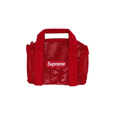 Pre-owned Supreme Mesh Mini Duffle Bag 'red' | Men's Size Onesize