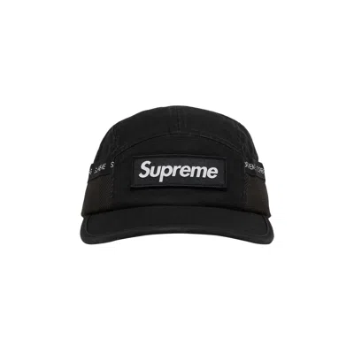 Pre-owned Supreme Mesh Pocket Camp Cap 'black'