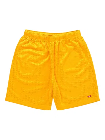 Supreme Mesh Shorts In Yellow