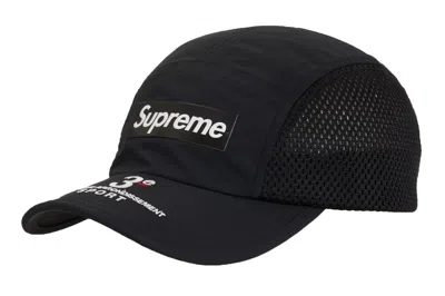 Pre-owned Supreme Mesh Side Panel Camp Cap Ss24 Black