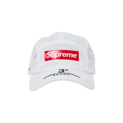 Pre-owned Supreme Mesh Side Panel Camp Cap 'white'